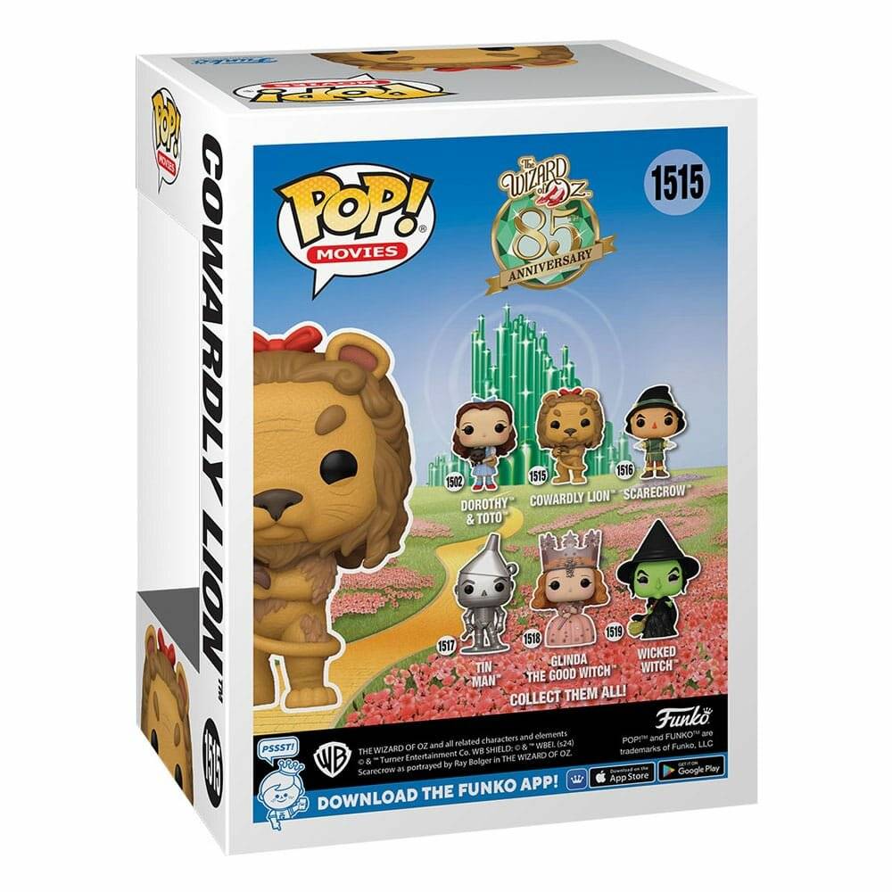 Der Zauberer von Oz POP! Movies Vinyl Figur Cowardly Lion w/CH(FL) 9cm