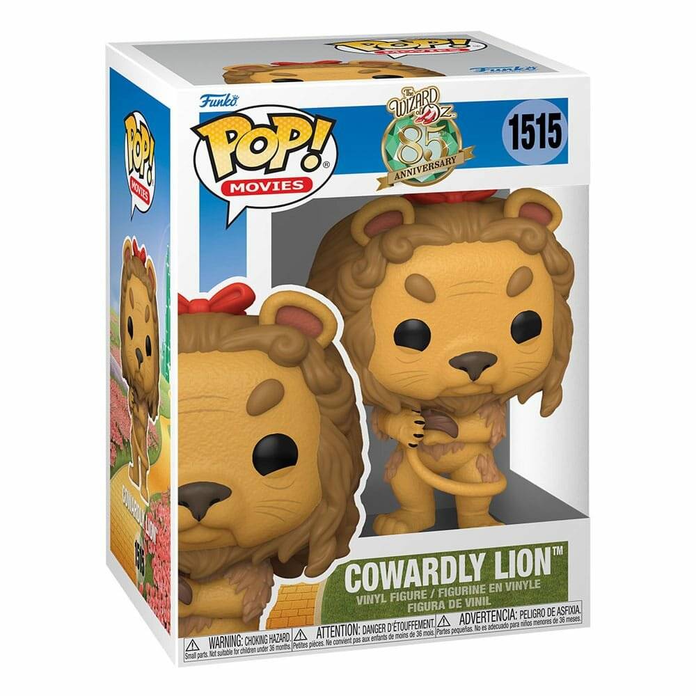 Der Zauberer von Oz POP! Movies Vinyl Figur Cowardly Lion w/CH(FL) 9cm