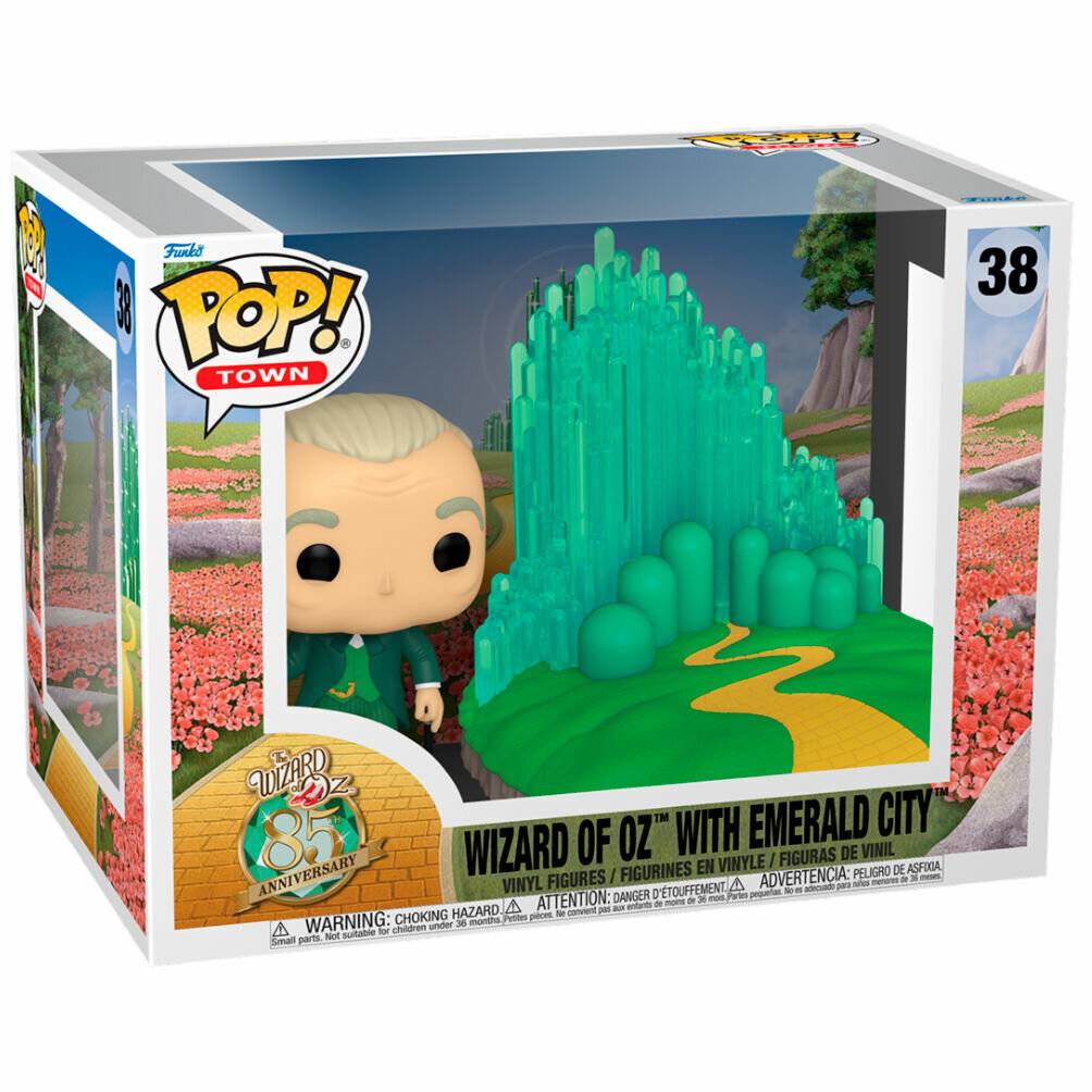 Der Zauberer von Oz POP! Town Vinyl Figur Emerald City w/Wizard 9 cm