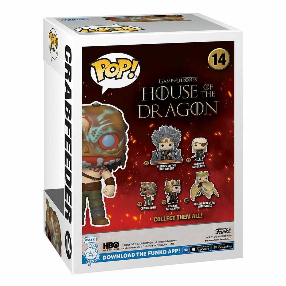House of the Dragon POP! TV Vinyl Figur Crabfeeder 9 cm