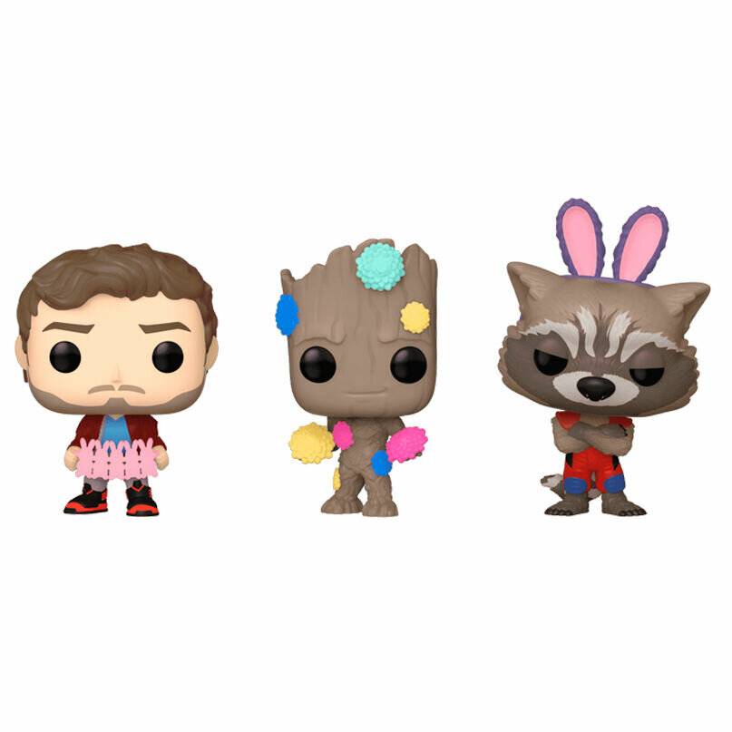 Marvel Pocket POP! Vinyl Figuren 3er-Pack GOTG 4 cm
