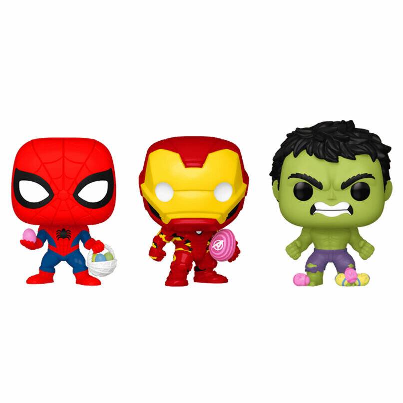 Marvel Pocket POP! Vinyl Figuren 3er-Pack SM/IM/H 4 cm