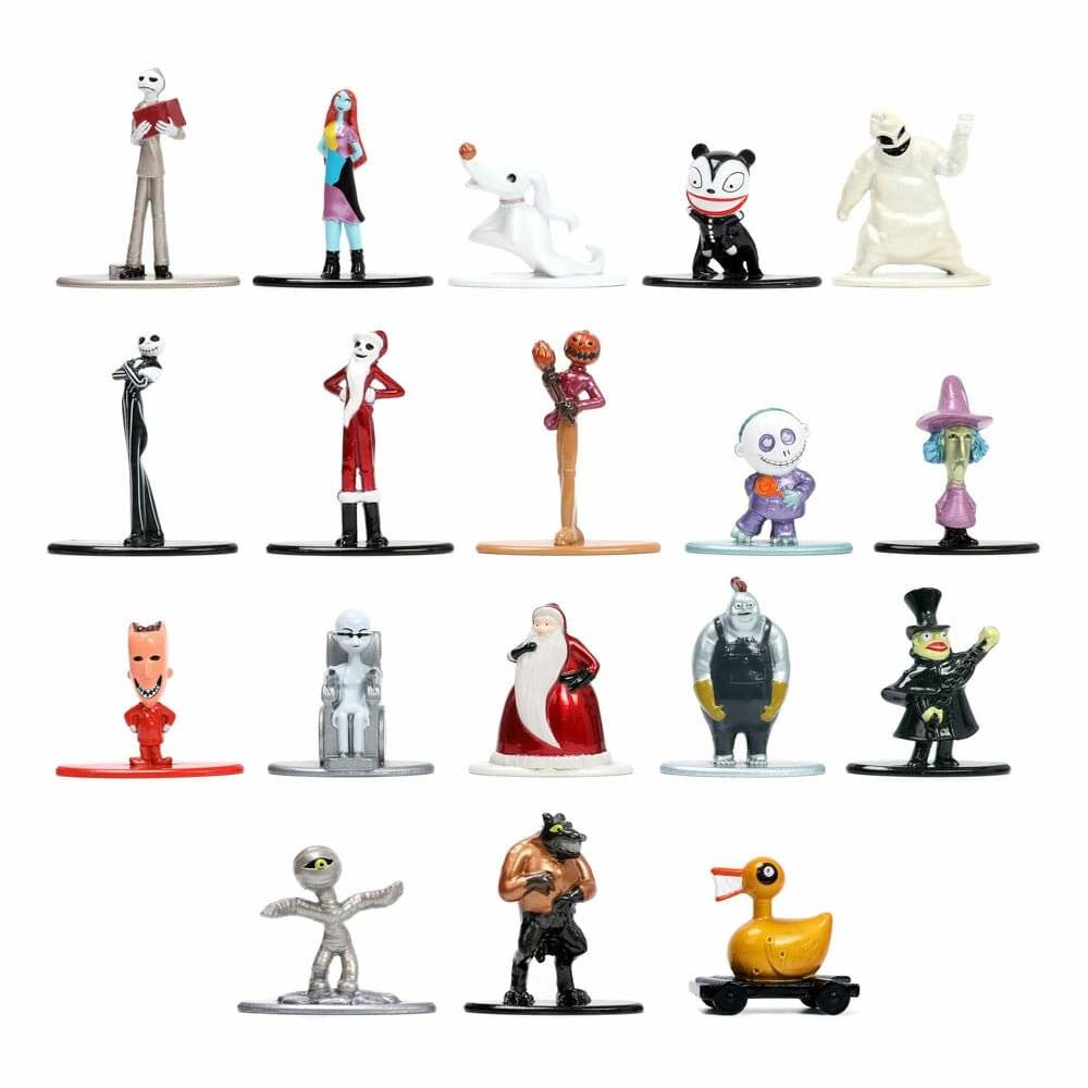 Nightmare before Christmas Nano Metalfigs Diecast Minifiguren 18-er Pack 4 cm
