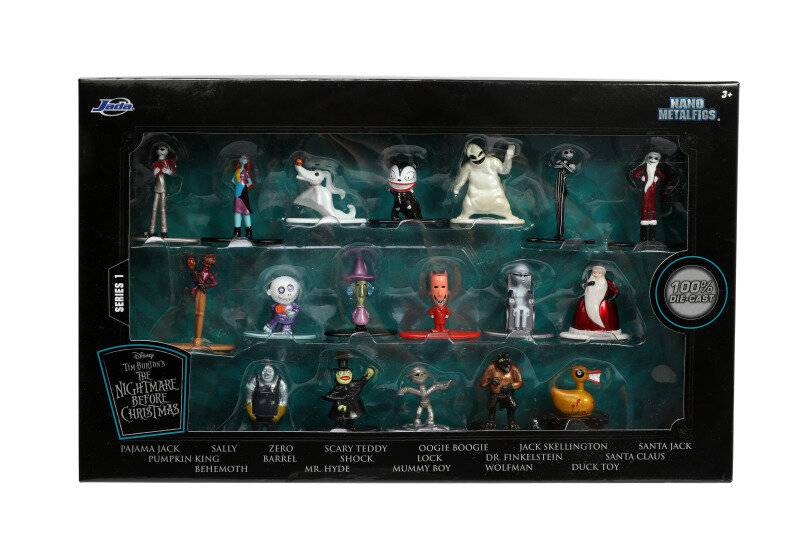 Nightmare before Christmas Nano Metalfigs Diecast Minifiguren 18-er Pack 4 cm