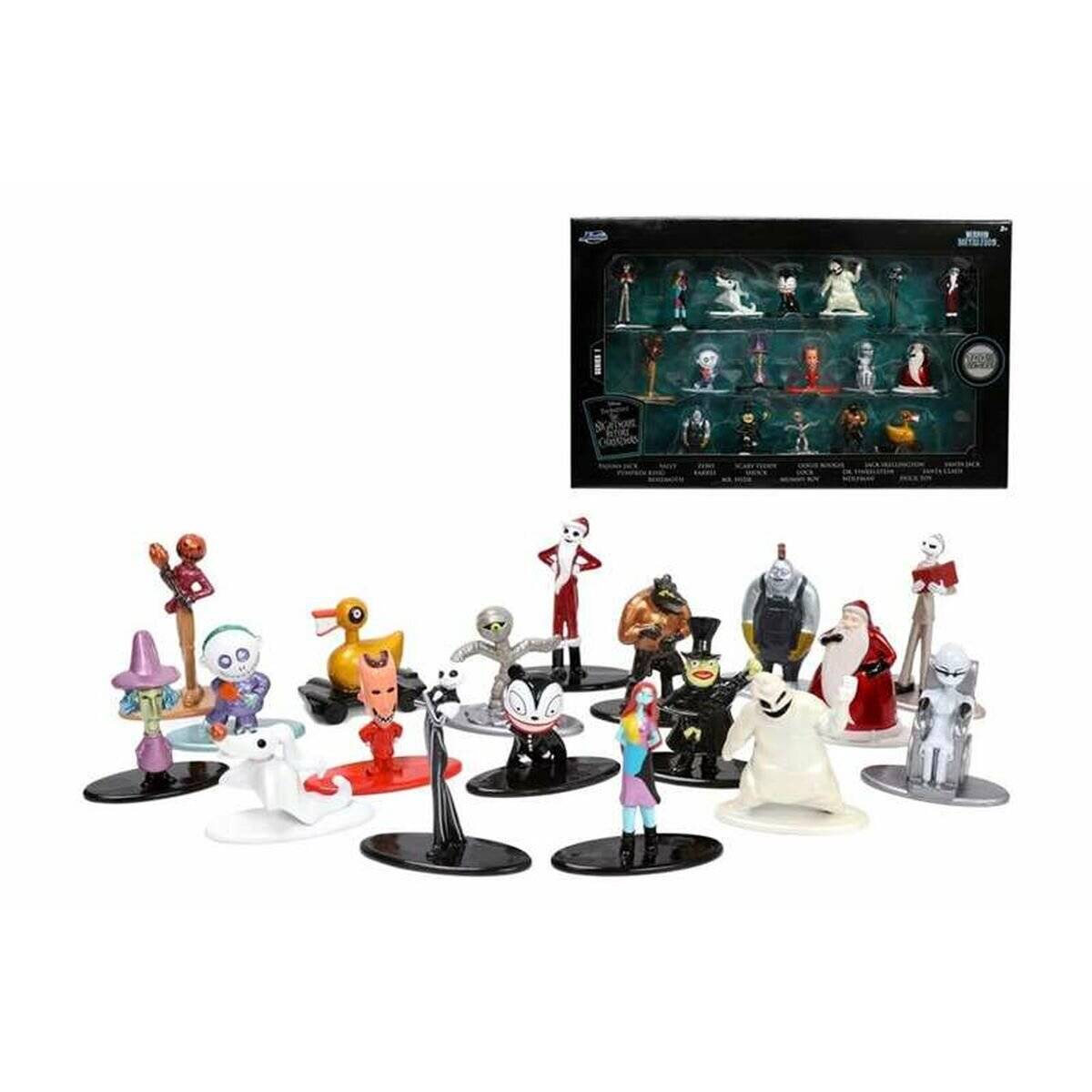 Nightmare before Christmas Nano Metalfigs Diecast Minifiguren 18-er Pack 4 cm