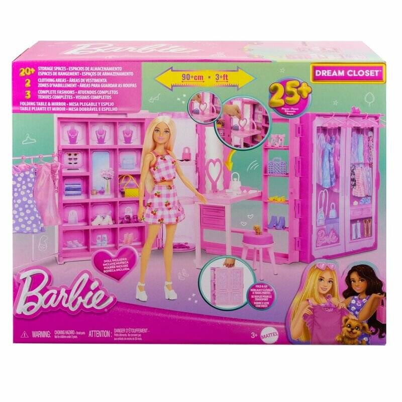 Barbie Dream Closet 3.0 W/ Doll Hxd58
