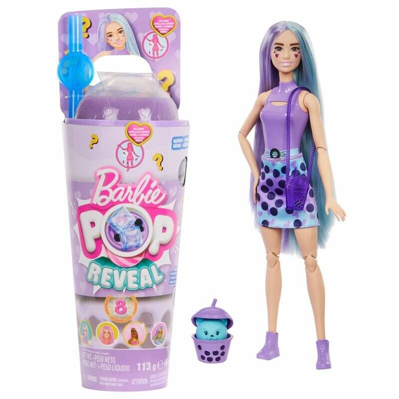 Barbie Pop! Reveal Bubble Tea Series - Taro Milk