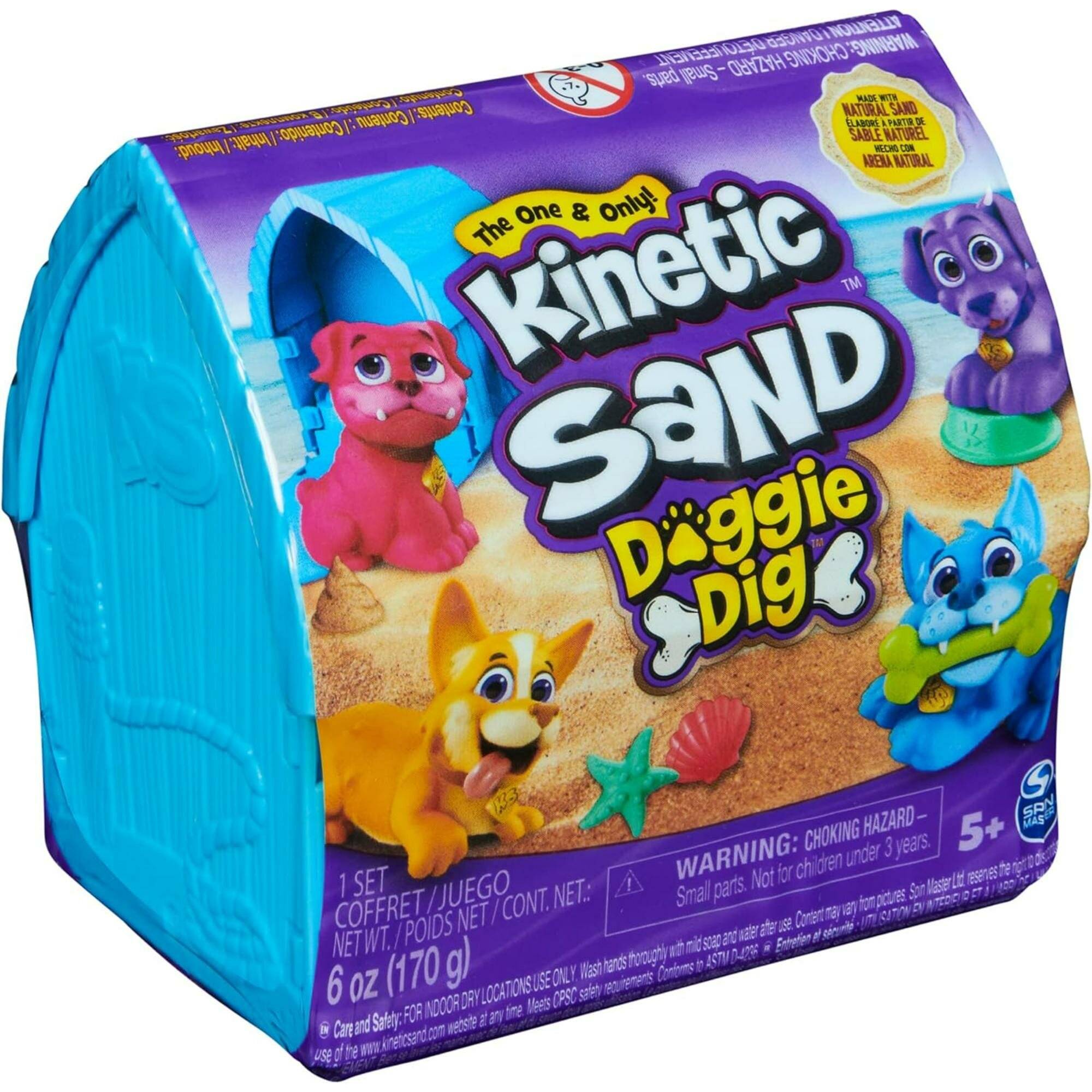 Kinetic Sand - Hunde H?uschen (170 Gramm Sand)