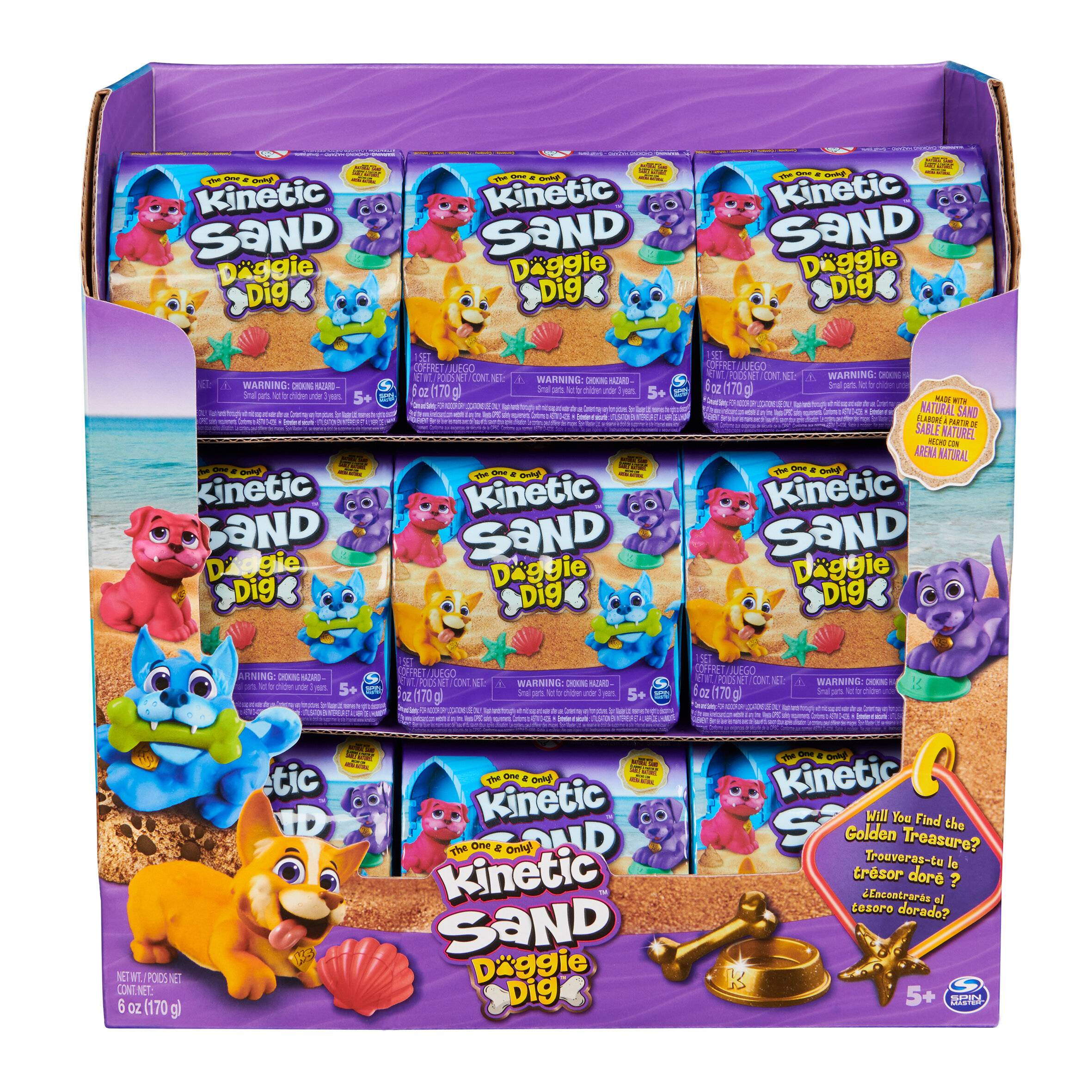 Kinetic Sand - Hunde H?uschen (170 Gramm Sand)