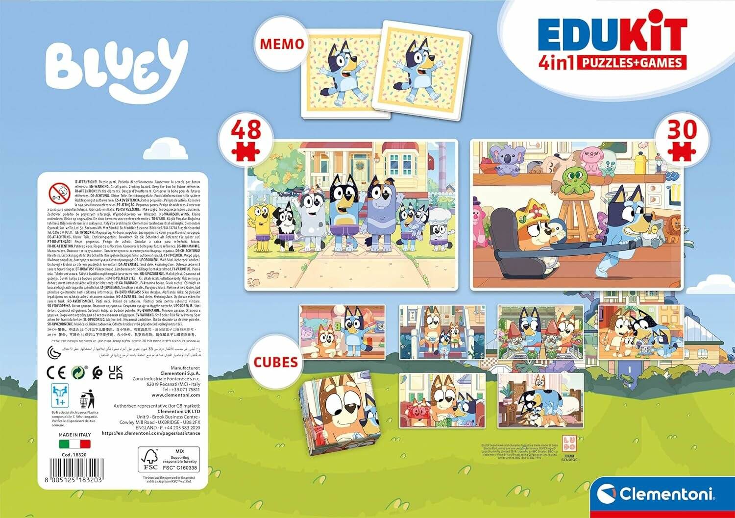 Clementoni - Edukit 4in1 - Blaubä r ( 18320)