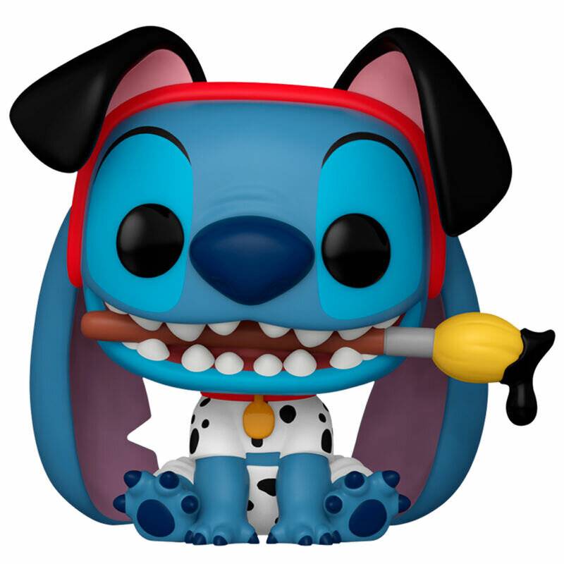 Lilo & Stitch POP! Disney Vinyl Figur Stitch Costume- 101 Dalmatians Pongo 9 cm