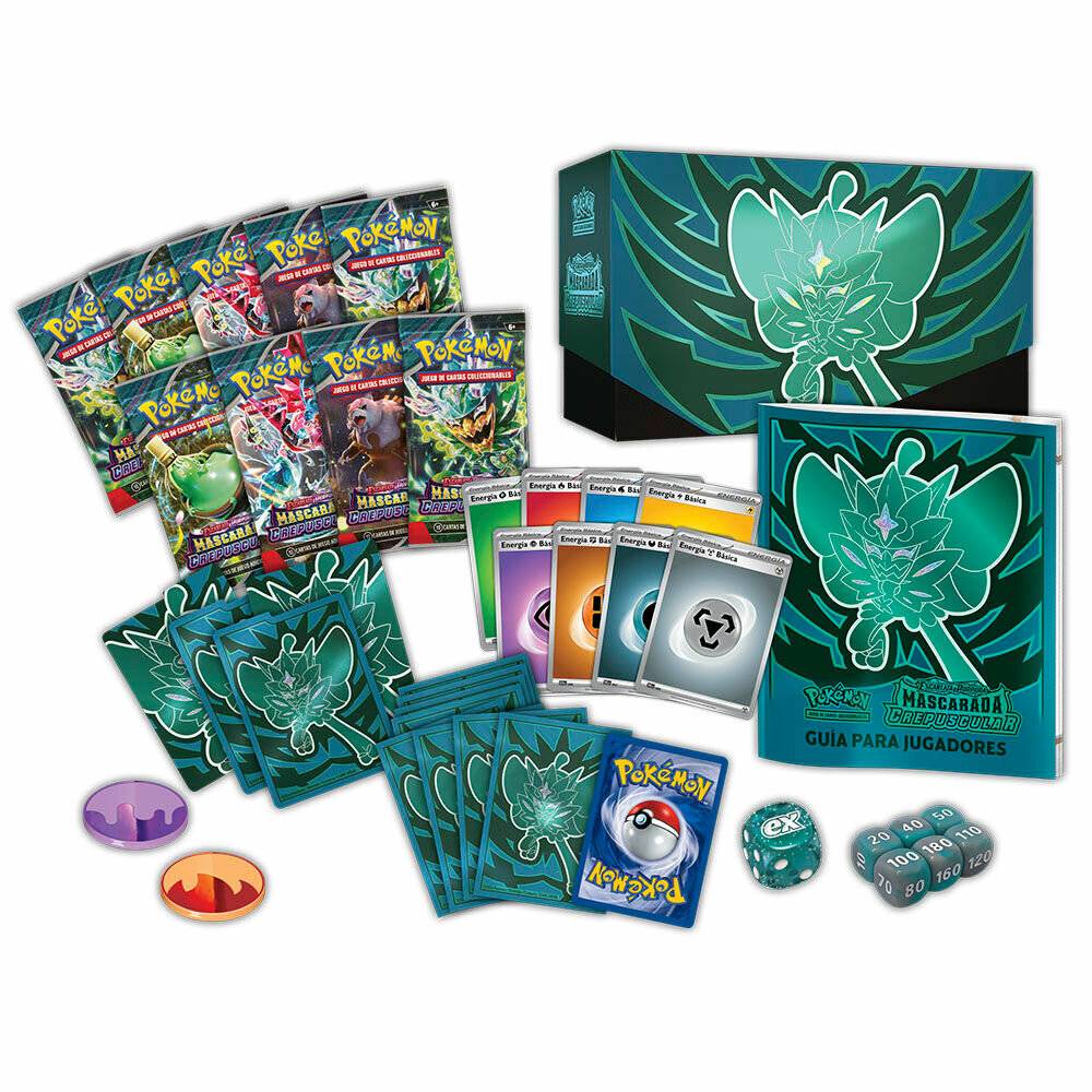 Spanisch Pokemon Scarlet & Purple Mascarada Crepuscular Sammelkartenspiel Fall