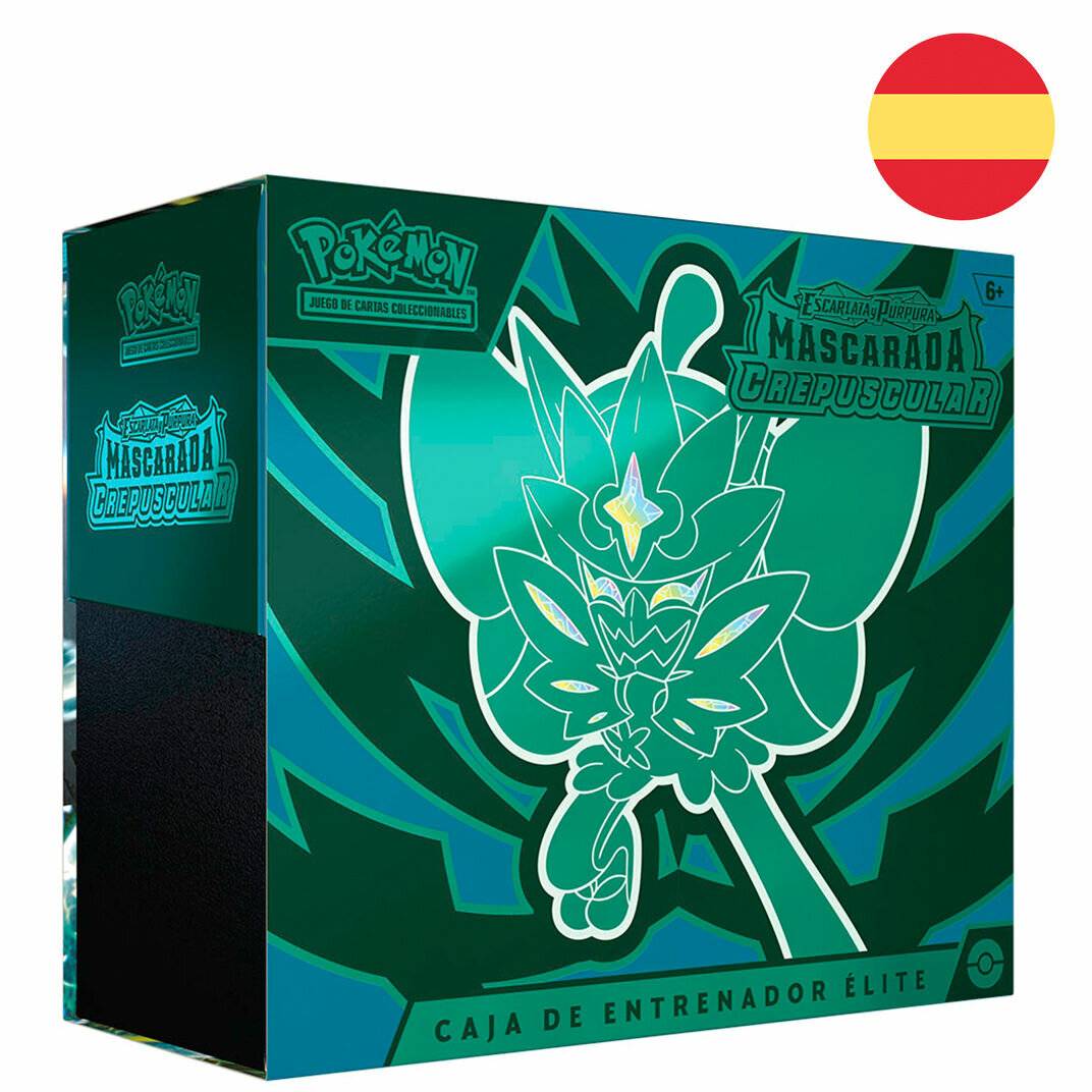 Spanisch Pokemon Scarlet & Purple Mascarada Crepuscular Sammelkartenspiel Fall