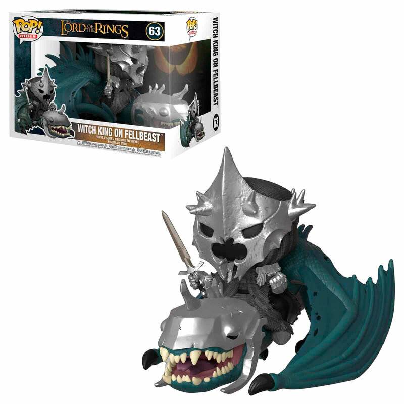 POP Figur Herr der Ringe Hexenkö nig mit Fellbeast