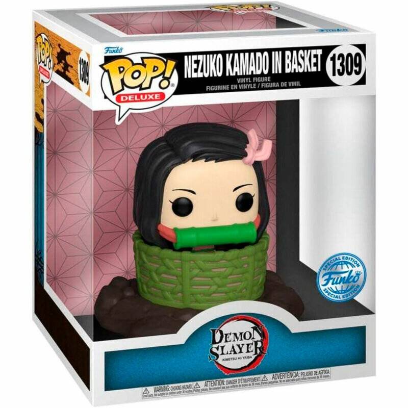POP Figur Deluxe Demon Slayer Kimetsu no Yaiba Nezuko Kamado im Korb Exklusiv