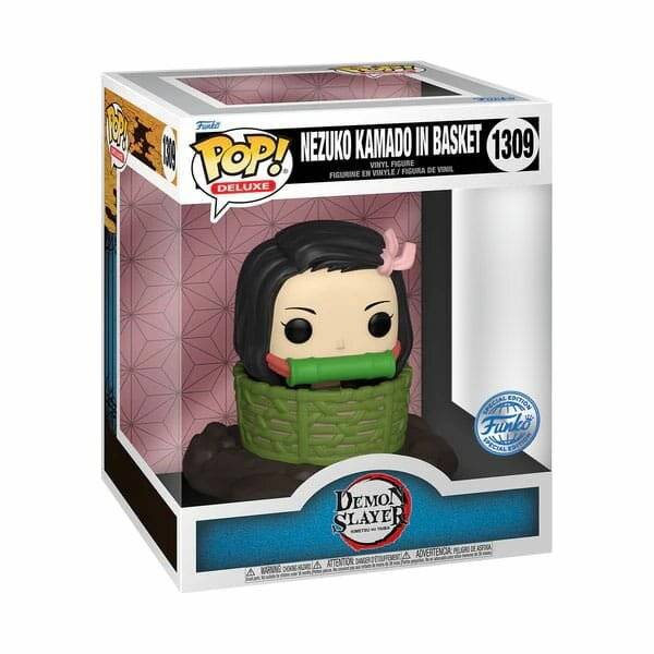 POP Figur Deluxe Demon Slayer Kimetsu no Yaiba Nezuko Kamado im Korb Exklusiv