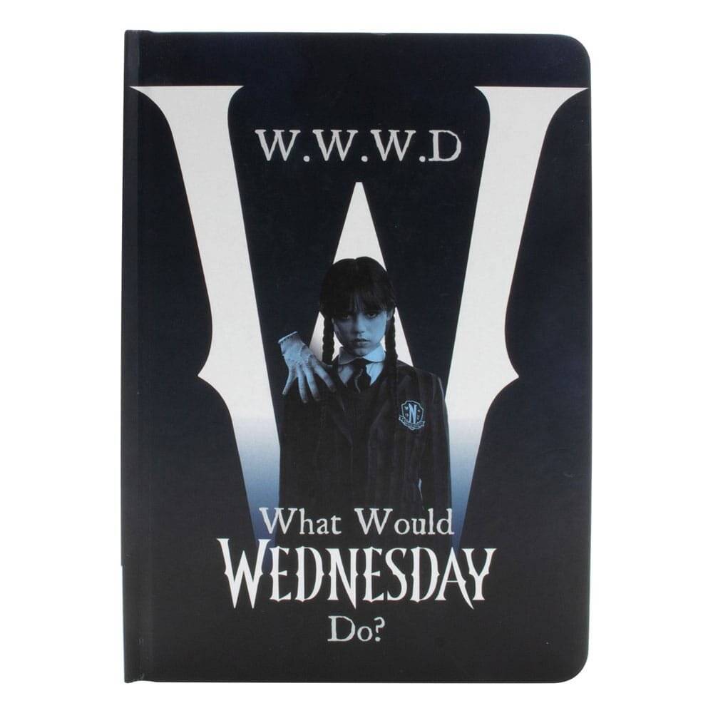 Blue Sky Studios Wednesday - Notizbuch A5 WWWD