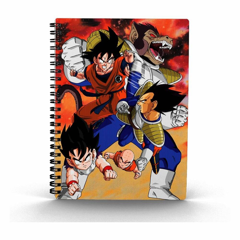 Dragon Ball Z Goku vs Vegeta A2 Notizbuch