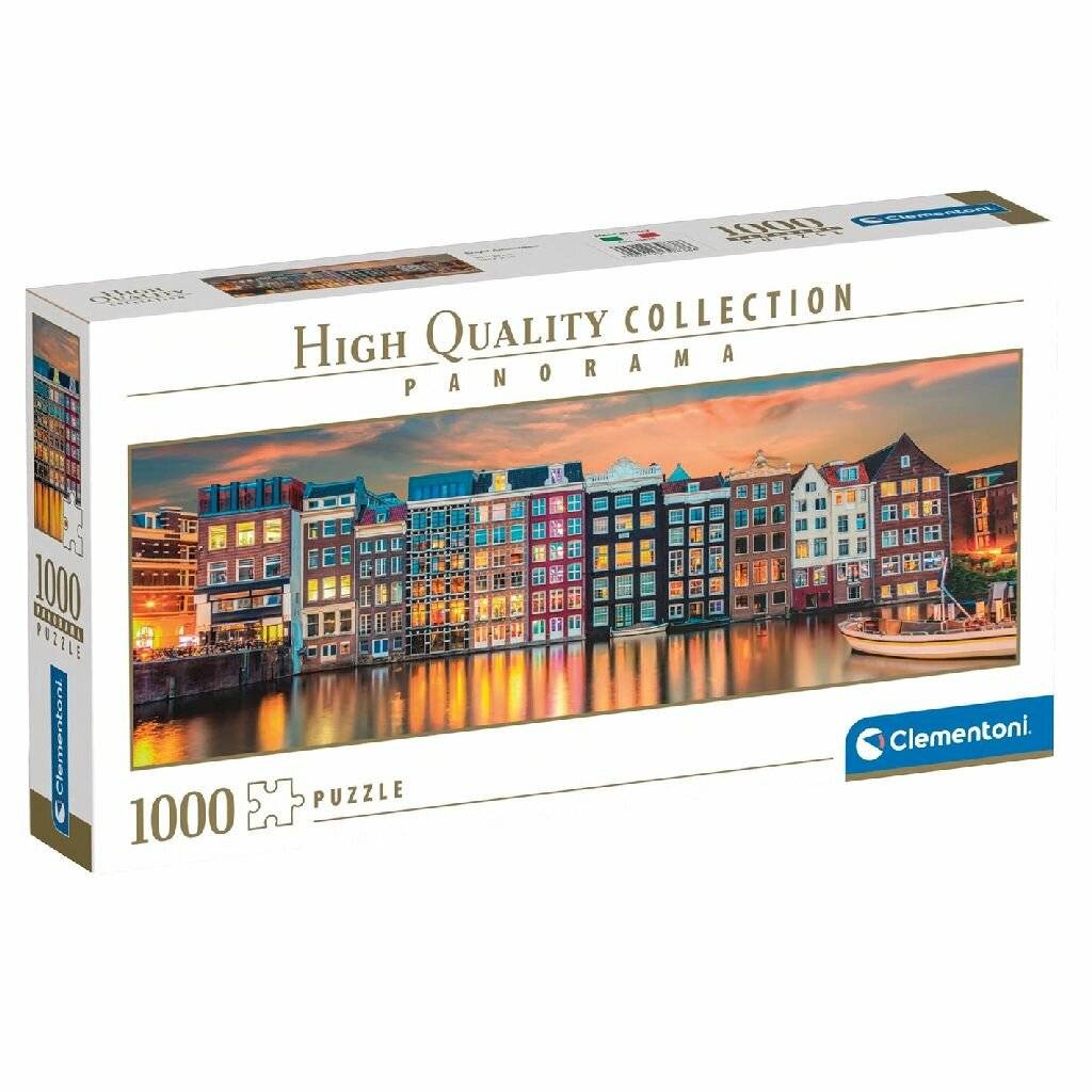 1000 Teile Panorama-Puzzle - Helles Amsterdam