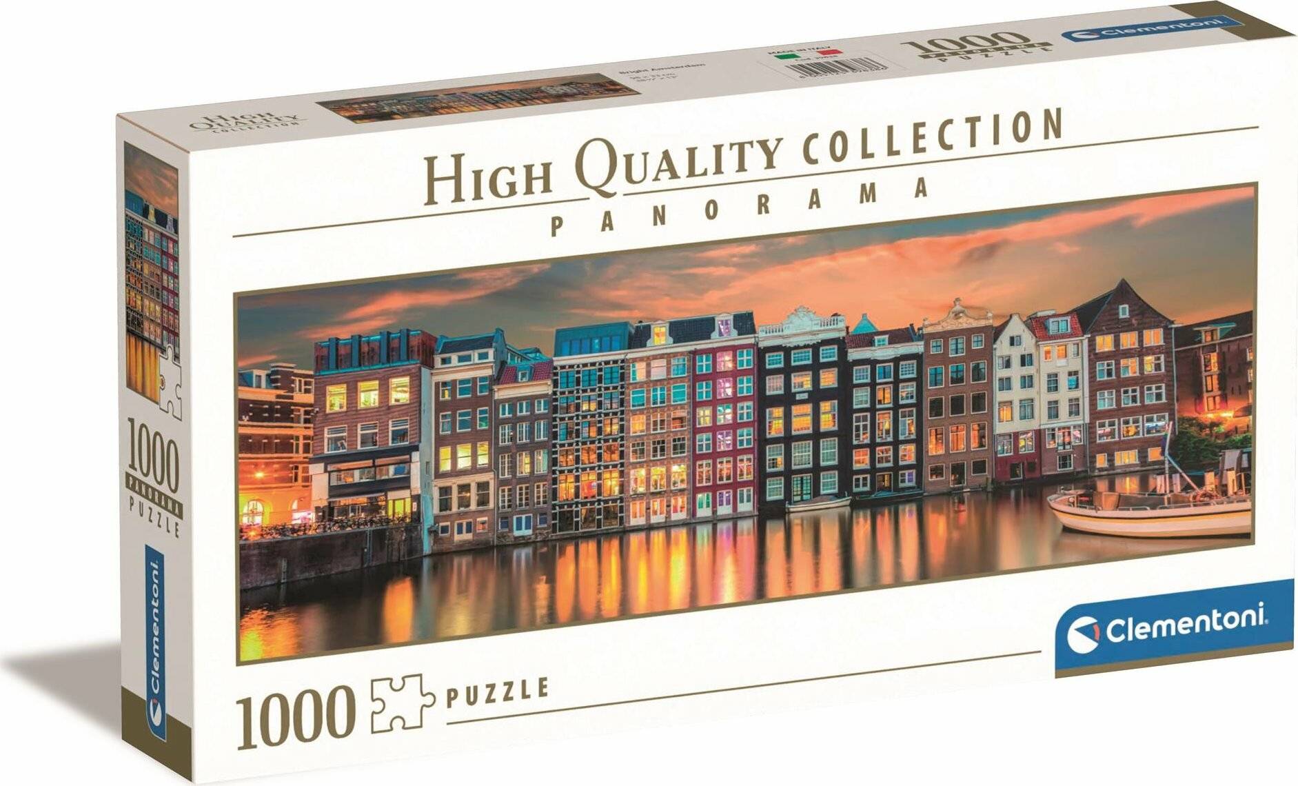 1000 Teile Panorama-Puzzle - Helles Amsterdam