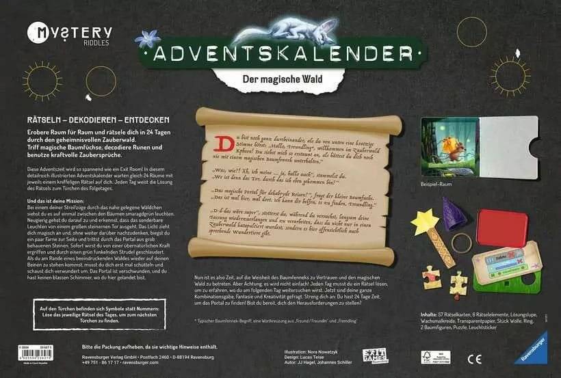MYSTERY Adventskalender RIDDLES Der magische Wald *Deutsche Version*