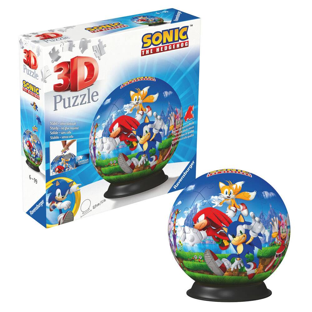 Sonic - The Hedgehog 3D Puzzle Characters Puzzle Ball (72 Teile)