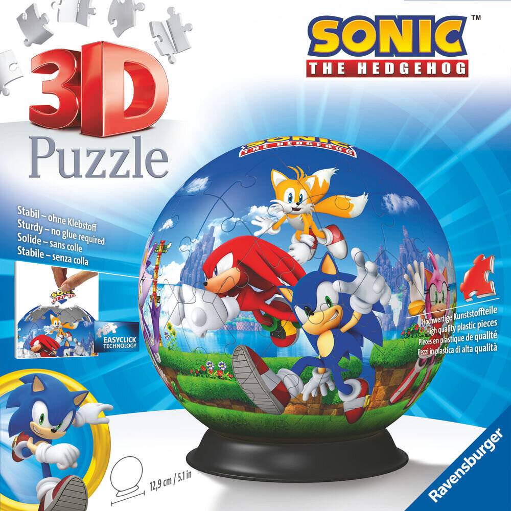 Sonic - The Hedgehog 3D Puzzle Characters Puzzle Ball (72 Teile)