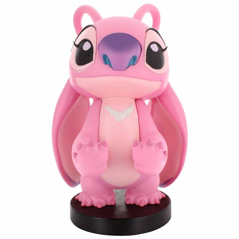 Disney Stitch Angel Figur Klemmhalterung Kabelmann 21cm