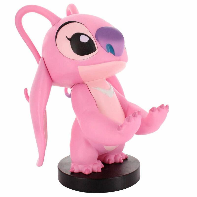 Disney Stitch Angel Figur Klemmhalterung Kabelmann 21cm
