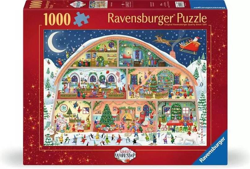 Original Ravensburger Quality Puzzle Santa's Workshop (1000 Teile)
