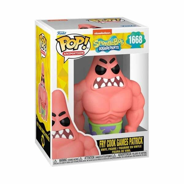 POP-Figur Sponge Bob Fry Cook Spiel Patrick