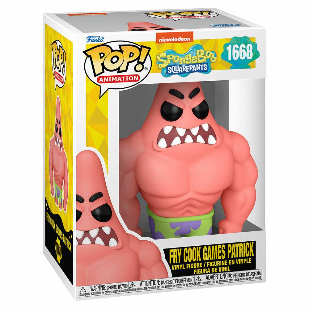 POP-Figur Sponge Bob Fry Cook Spiel Patrick