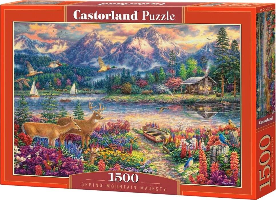 1500 Teile Puzzle - Spring Mountain Majesty