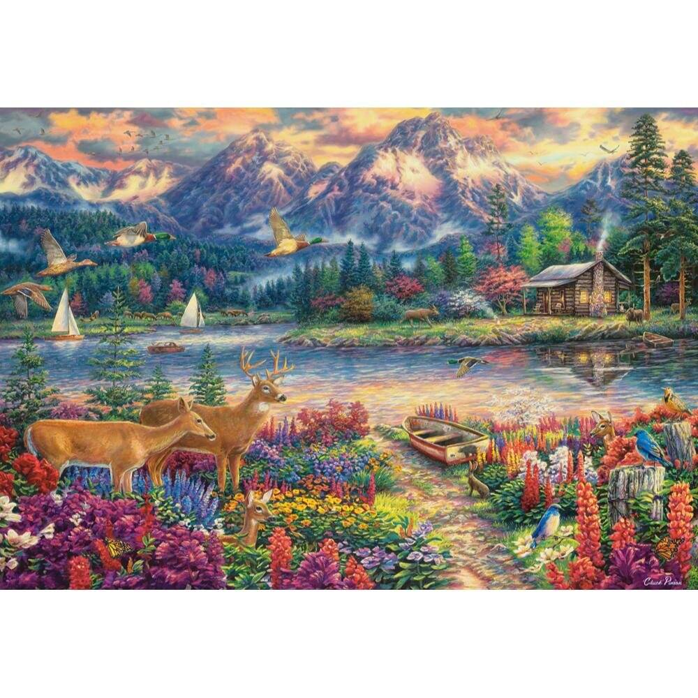 1500 Teile Puzzle - Spring Mountain Majesty
