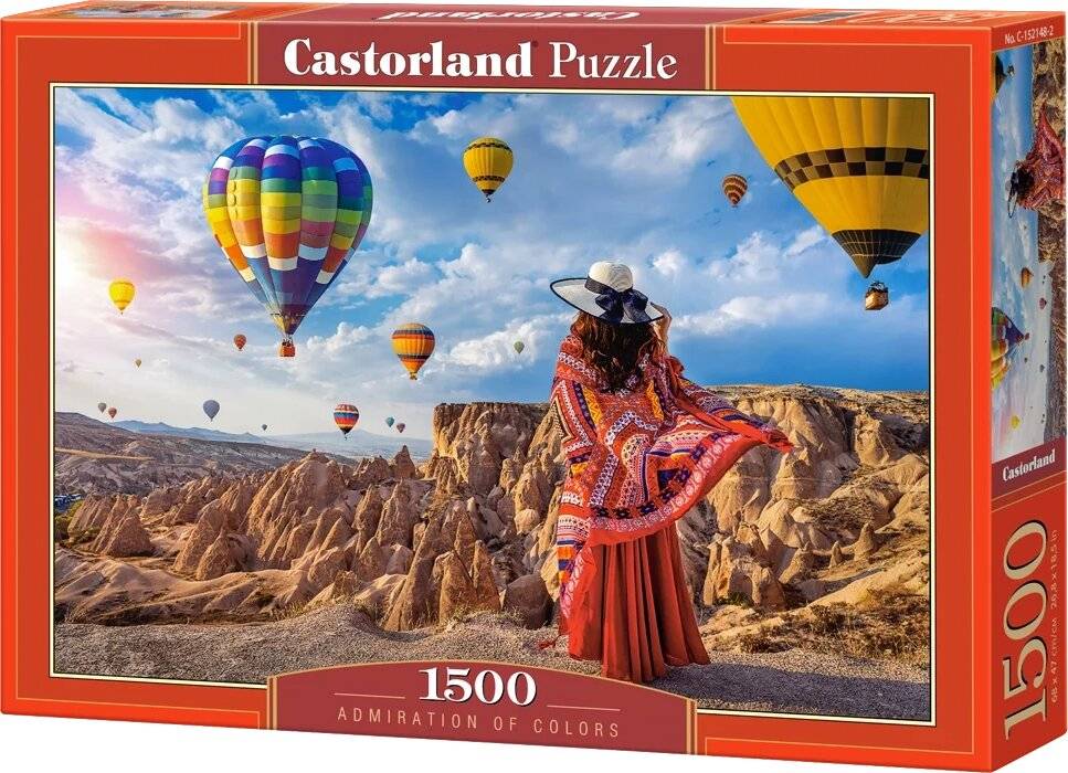 CASTORLAND Puzzle Bewundernde Farben 1500 Teile