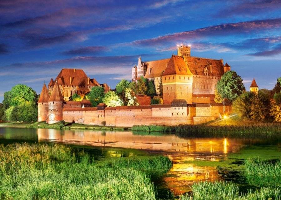 1000 Teile Puzzle - Burg Malbork, Polen