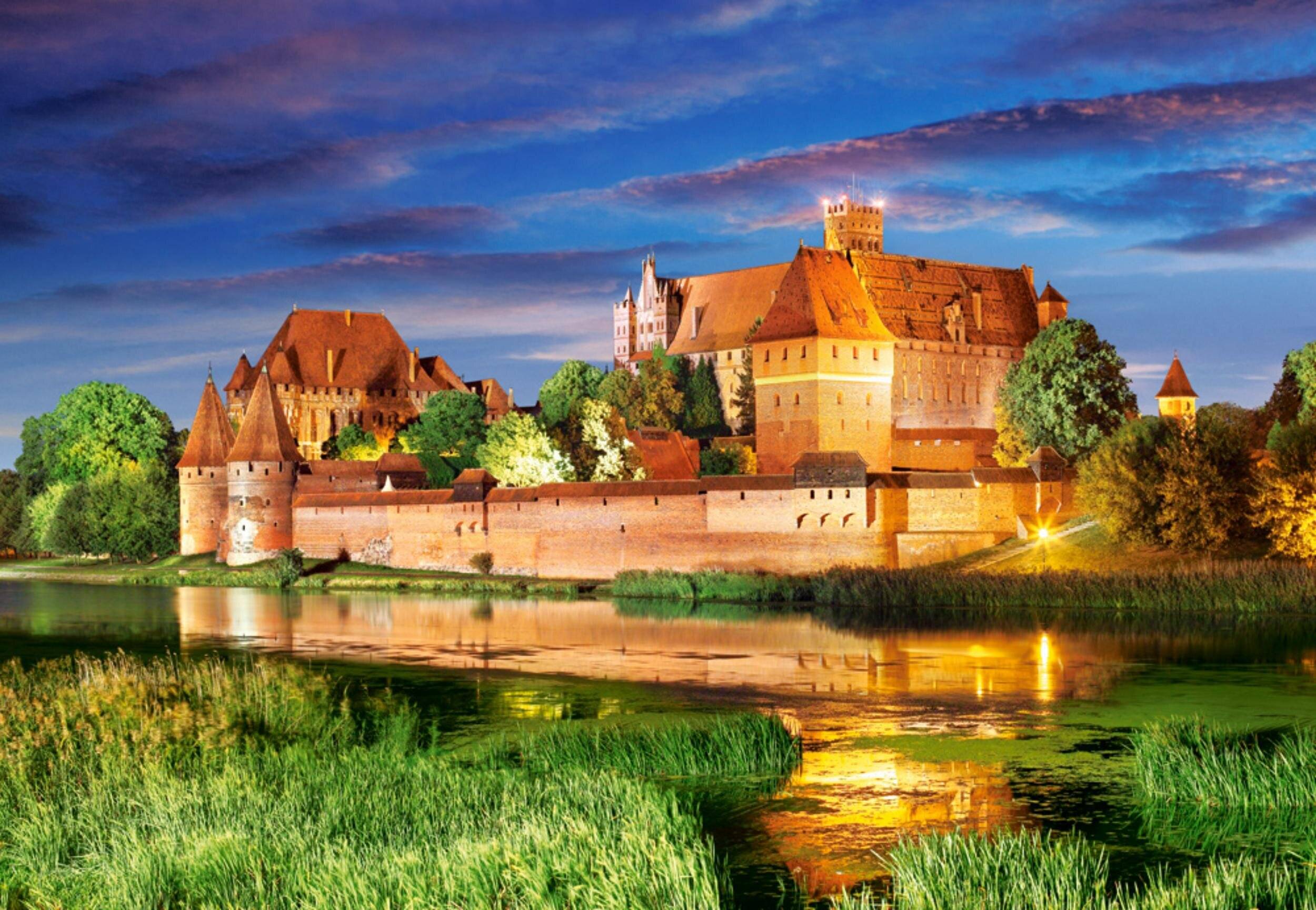 1000 Teile Puzzle - Burg Malbork, Polen