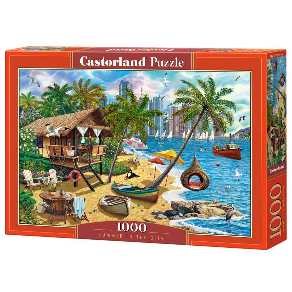 CASTORLAND Puzzle Sommer in der Stadt 1000 Teile