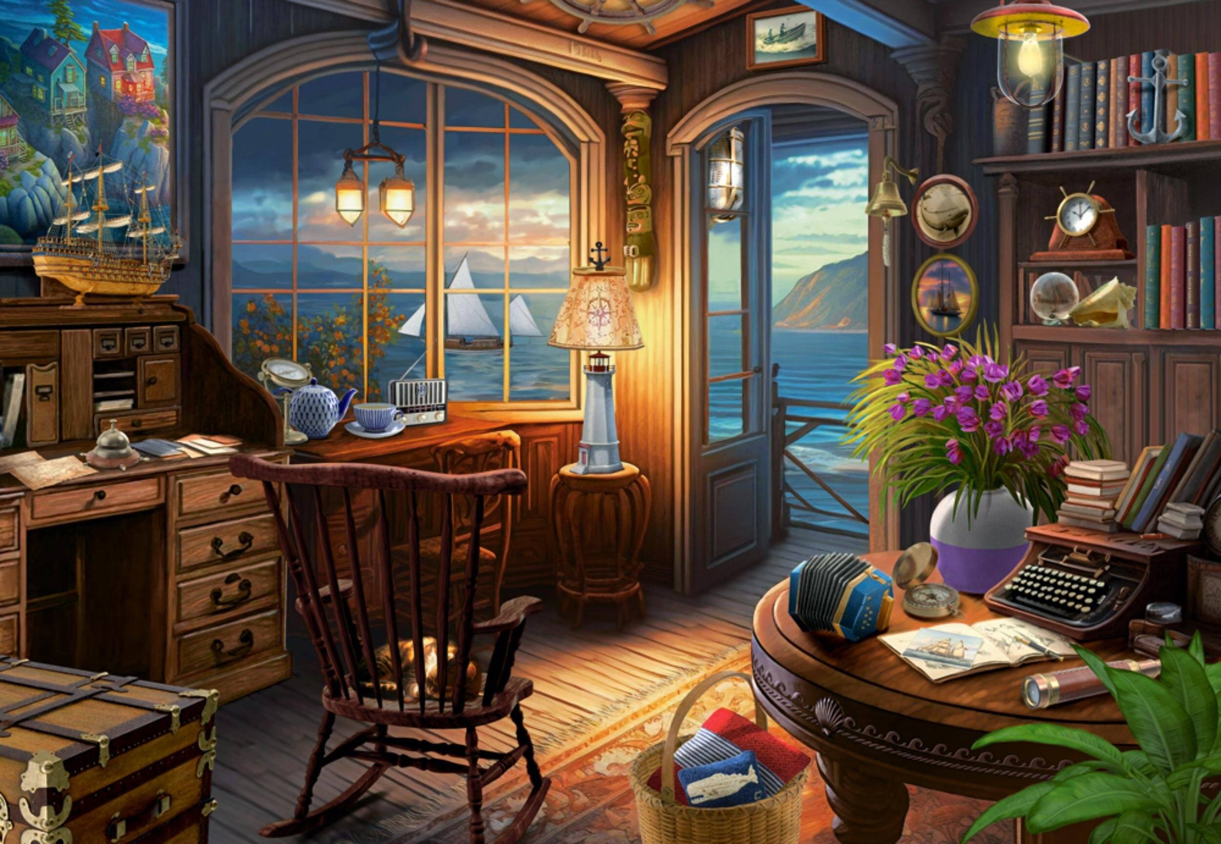 CASTORLAND Puzzle Home of the Seafarer 1000 Teile