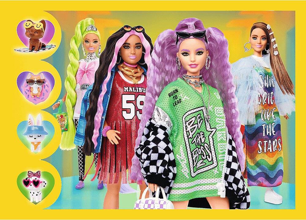 4 in 1 Puzzle Barbie 35,48,54,70 Teile
