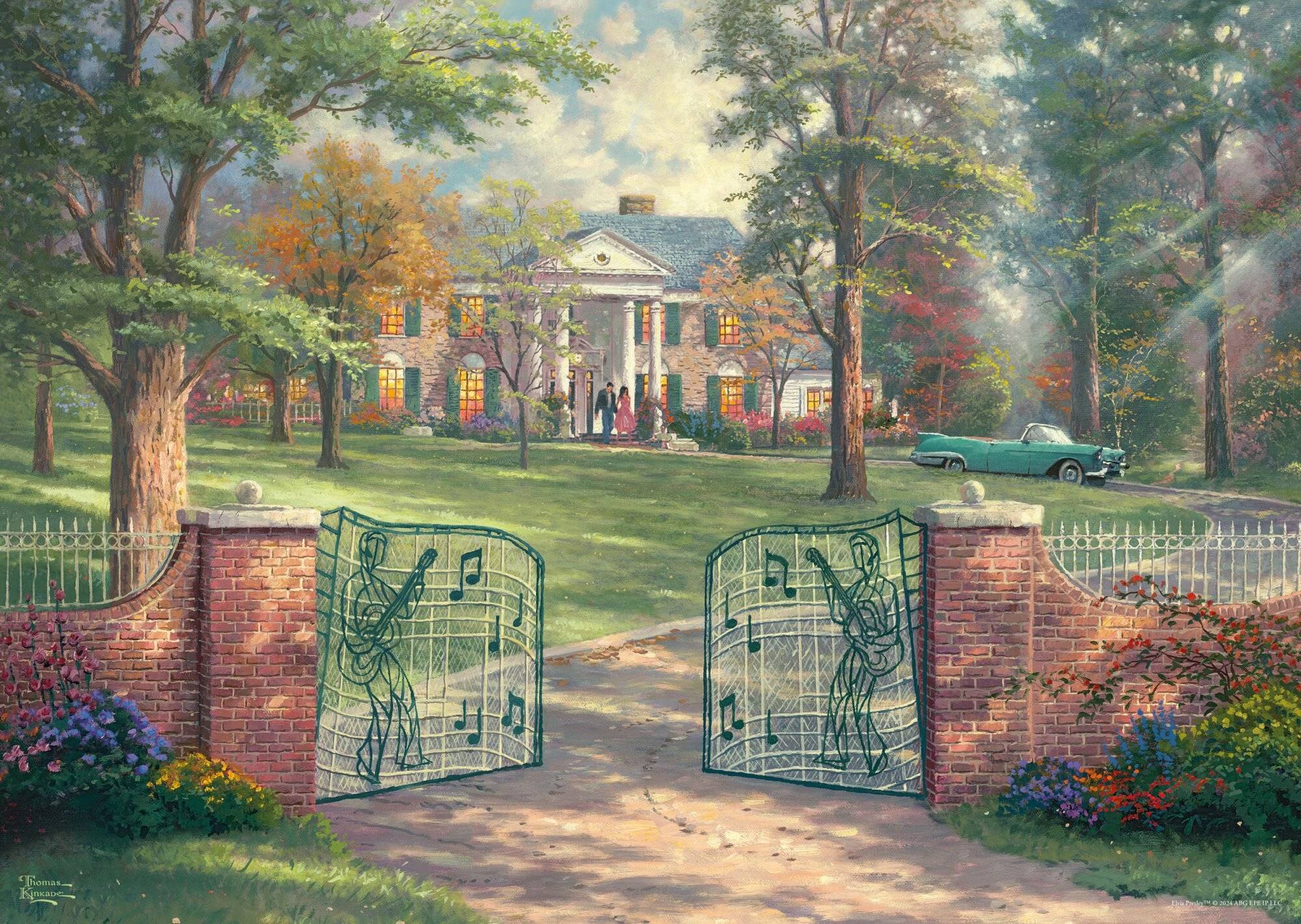 Graceland 50th Anniversary, Puzzle Thomas Kinkade 1.000 Teile