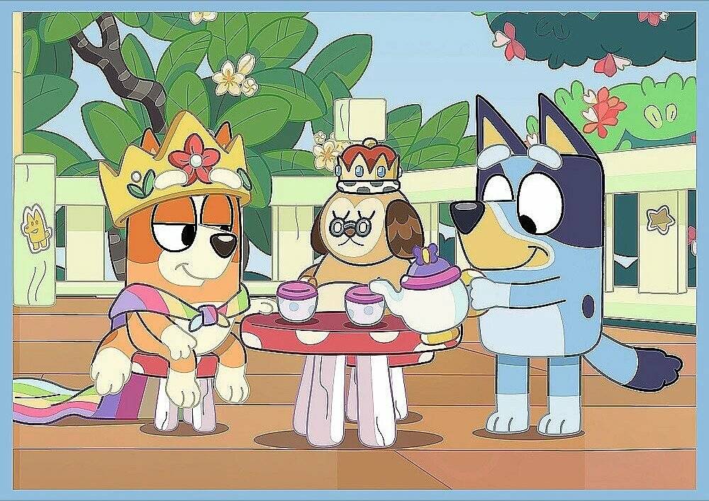 Bluey 4in1 Puzzle 12/15/20/24 Teile