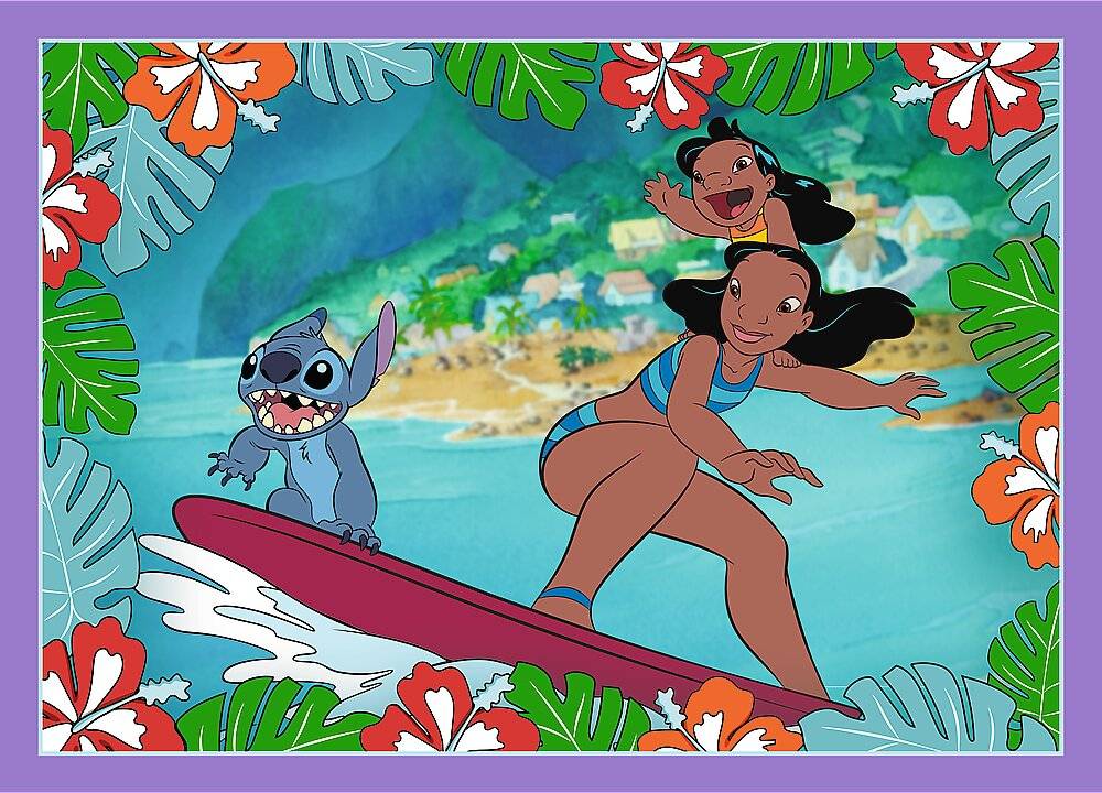 TREFL TREFL|Lilo & Stitch Lilo & Stitch 4in1 Puzzle 35/48/54/7 Teile