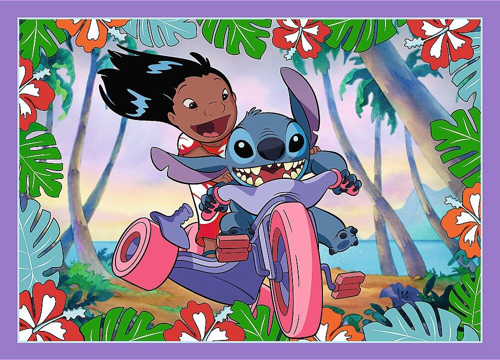 TREFL TREFL|Lilo & Stitch Lilo & Stitch 4in1 Puzzle 35/48/54/7 Teile