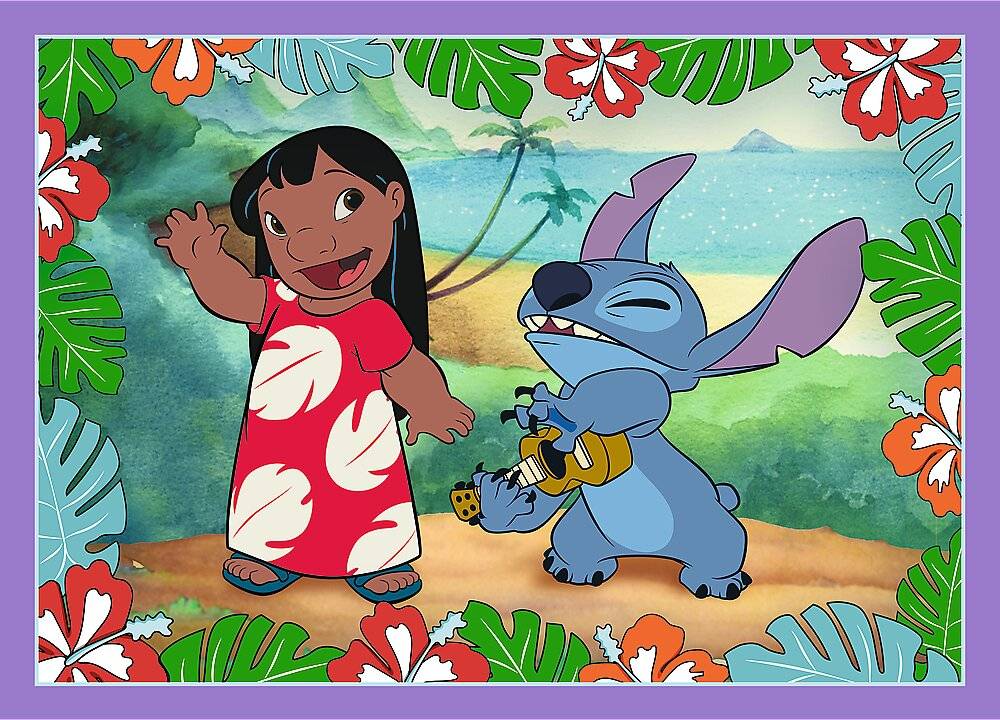 TREFL TREFL|Lilo & Stitch Lilo & Stitch 4in1 Puzzle 35/48/54/7 Teile