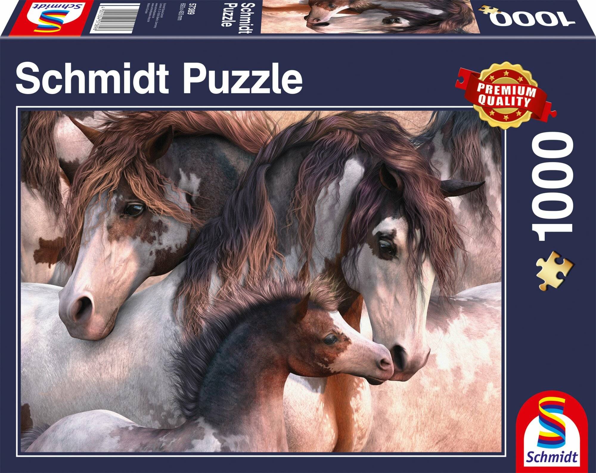 SCHMIDT Pinto Pferd Puzzle 1000 Teile