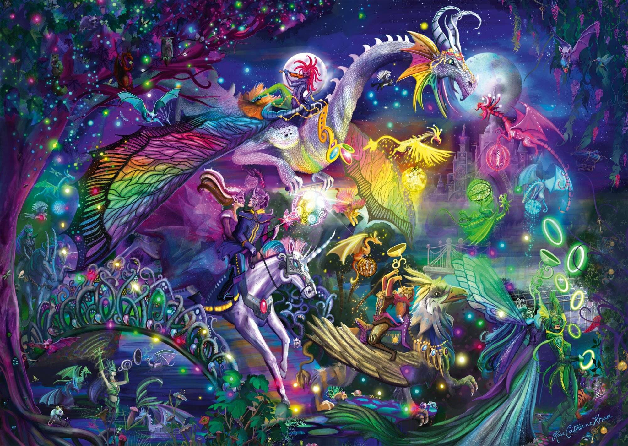 SCHMIDT Puzzle Sommernachtszirkus 1000 Teile