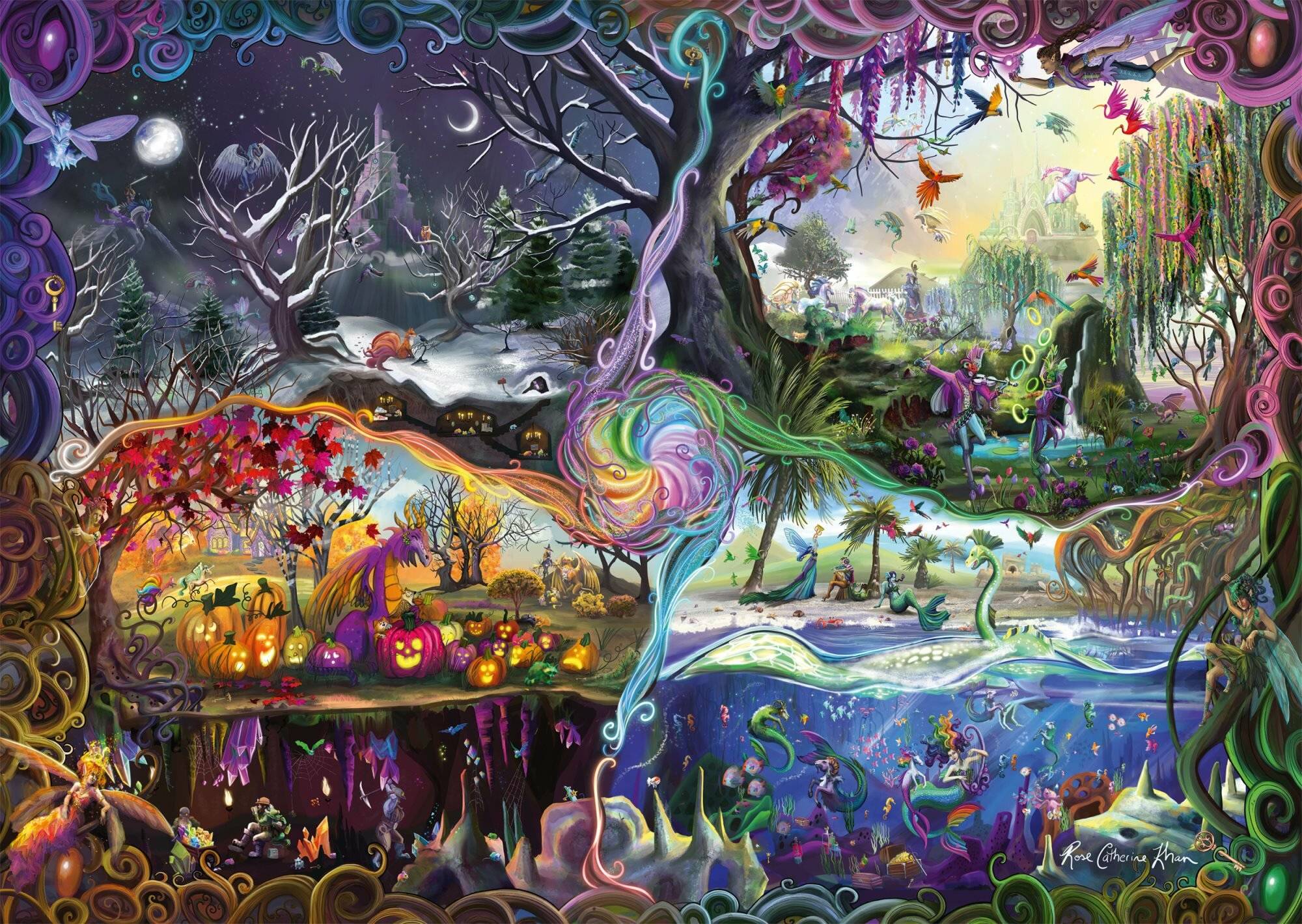 SCHMIDT Puzzle Portal der vier Welten 1000 Teile
