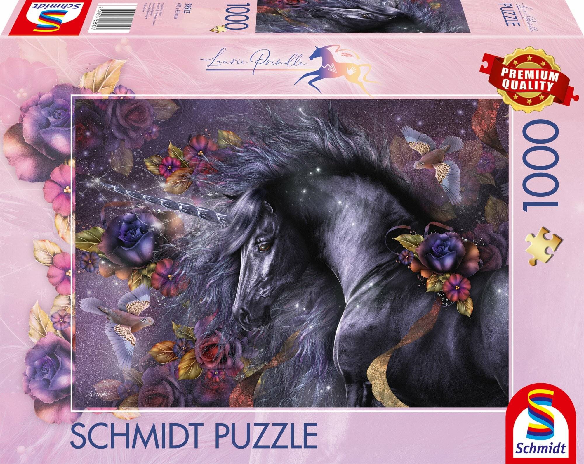 Schmidt Spiele Puzzle Laurie Prindle Blaue Rose 1000Teile