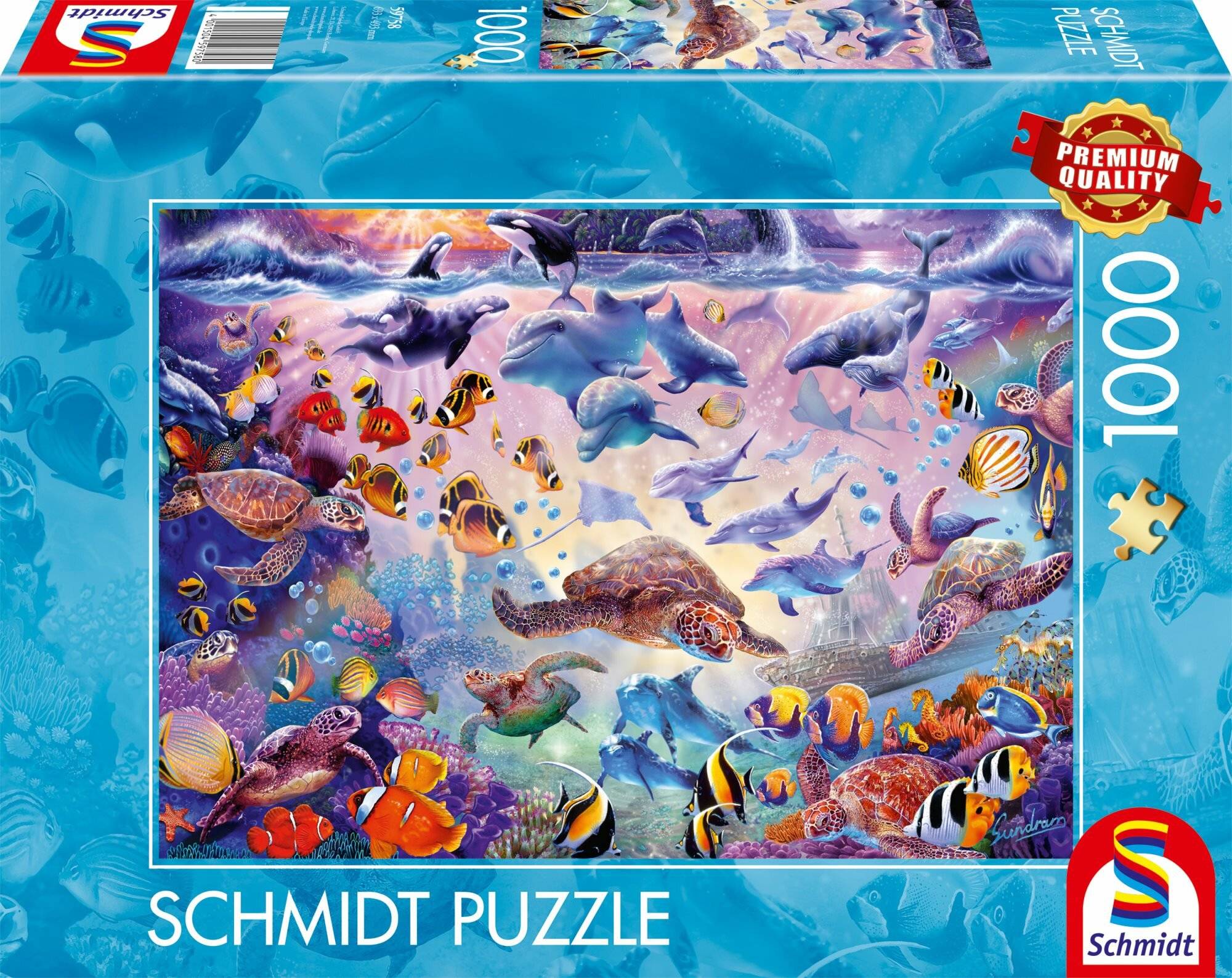 Schmidt Spiele Puzzle Majestä t des Ozeans 1000Teile